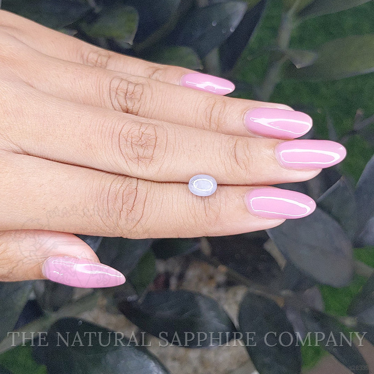 1.64 Ct. White Star Sapphire from Ceylon (Sri Lanka)