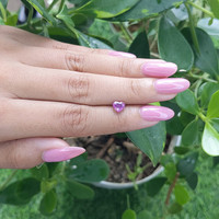 1.04 Ct. Purplish Pink Sapphire from Ceylon (Sri Lanka) Life Style