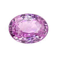 1.07 Ct. Pinkish Purple Sapphire from Ceylon (Sri Lanka) Video