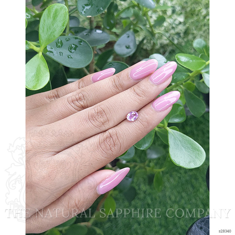 1.07 Ct. Pinkish Purple Sapphire from Ceylon (Sri Lanka)