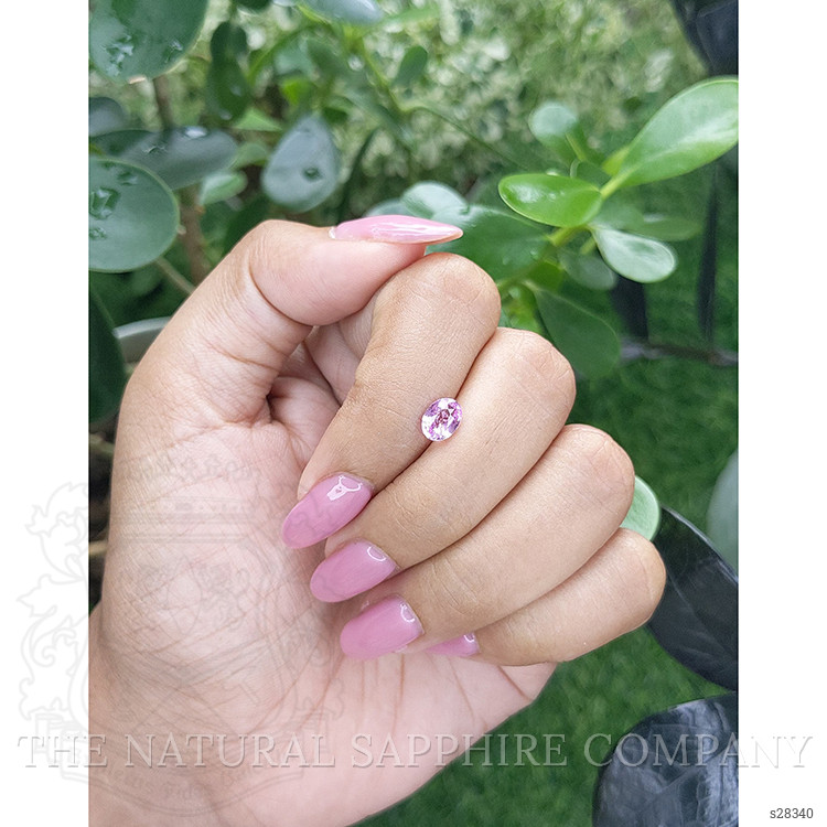 1.07 Ct. Pinkish Purple Sapphire from Ceylon (Sri Lanka)