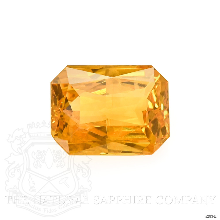 1.63 Ct. Yellowish Orange Sapphire from Ceylon (Sri Lanka)