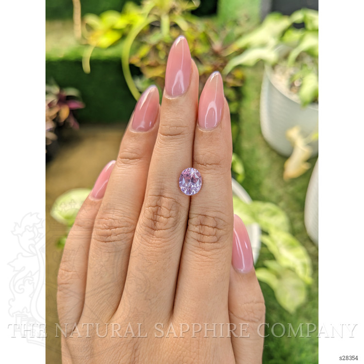 3.05 Ct. Purple Sapphire from Ceylon (Sri Lanka)