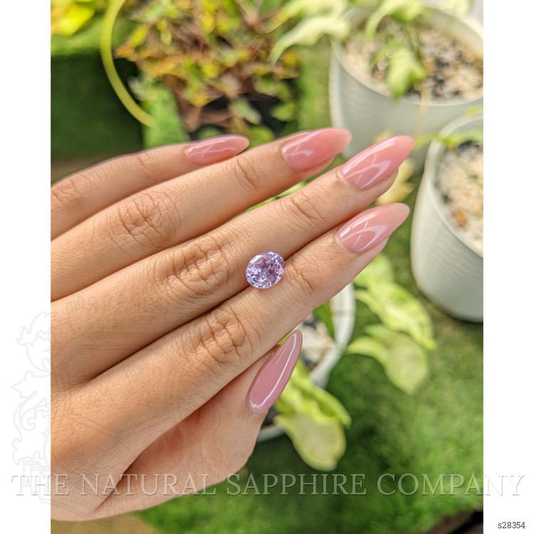3.05 Ct. Purple Sapphire from Ceylon (Sri Lanka)