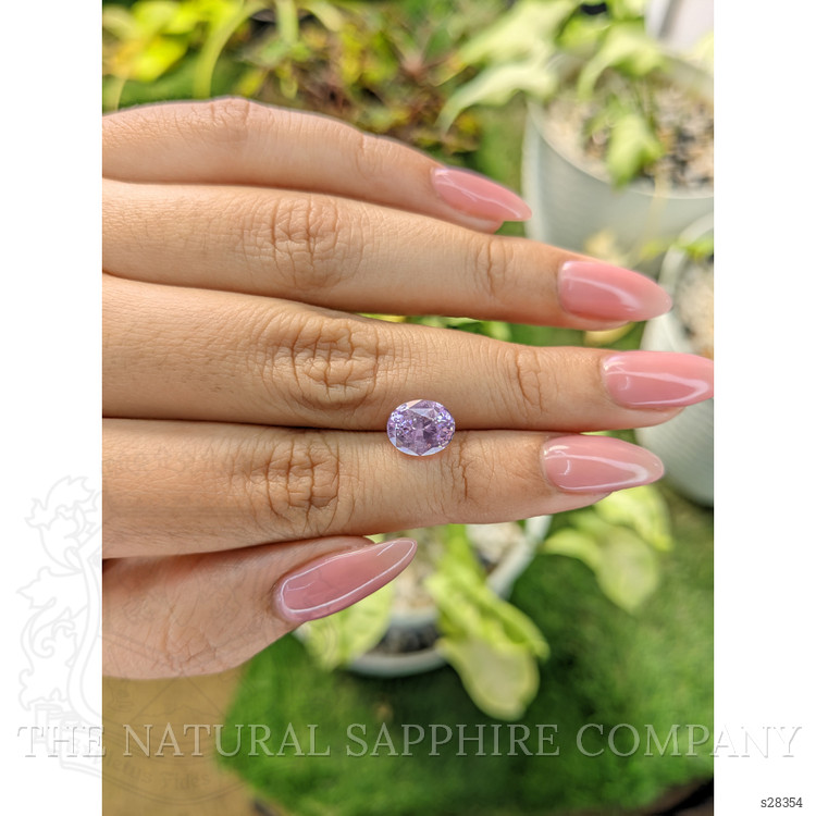 3.05 Ct. Purple Sapphire from Ceylon (Sri Lanka)