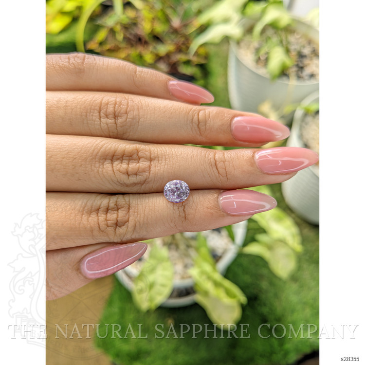 1.87 Ct. Pinkish Purple Sapphire from Ceylon (Sri Lanka)