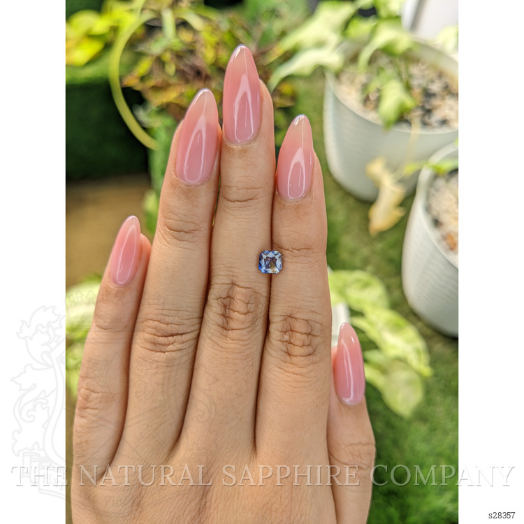 1.09 Ct. Bi Color Sapphire from Ceylon (Sri Lanka)