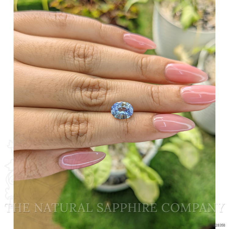 2.19 Ct. Bi Color Sapphire from Ceylon (Sri Lanka)