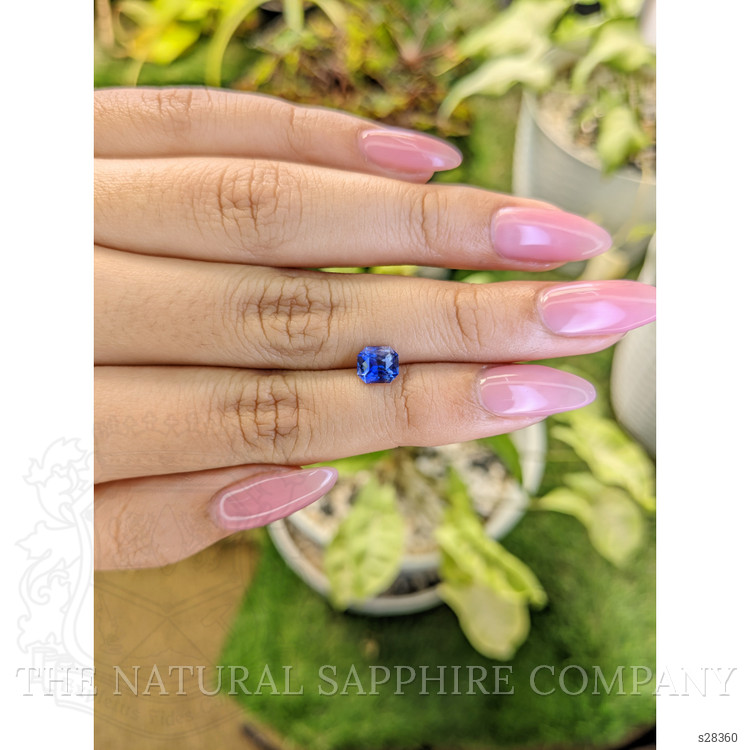 1.33 Ct. Blue Sapphire from Ceylon (Sri Lanka)