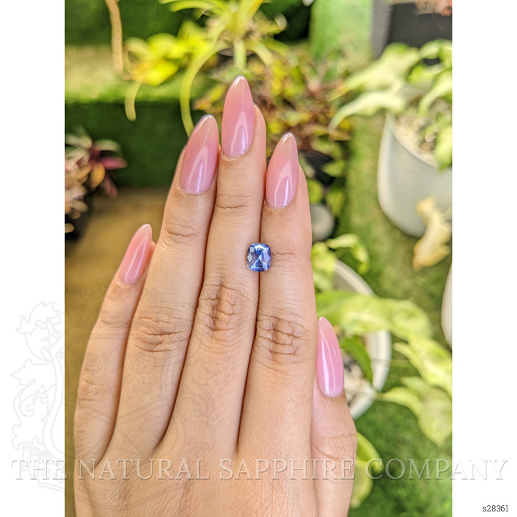 1.62 Ct. Blue Sapphire from Ceylon (Sri Lanka)