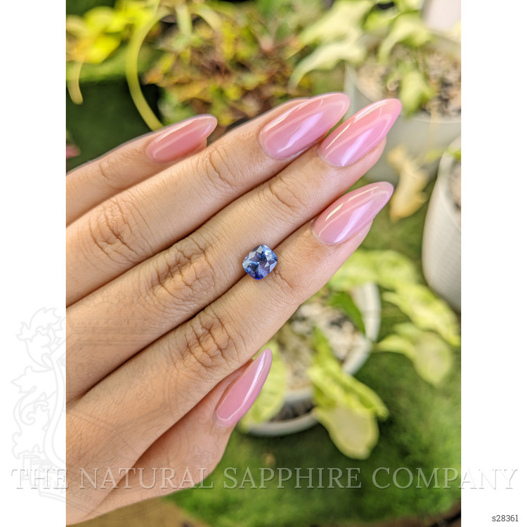1.62 Ct. Blue Sapphire from Ceylon (Sri Lanka)