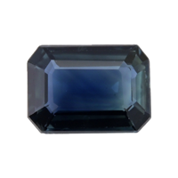1.00 Ct.Tw. Emerald Cut Sapphire