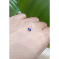 0.35 Ct. Blue Sapphire from Ceylon (Sri Lanka) Life Style