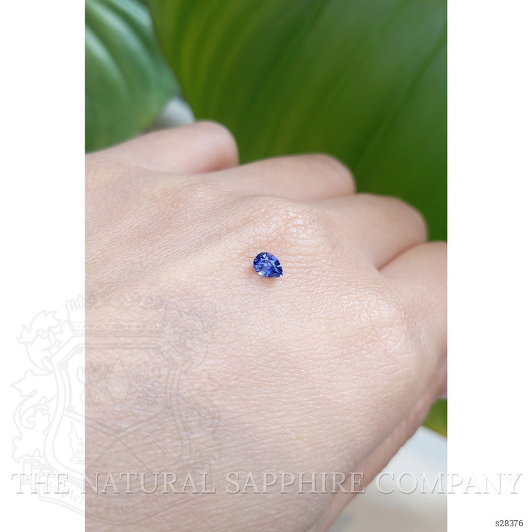 0.35 Ct. Blue Sapphire from Ceylon (Sri Lanka)