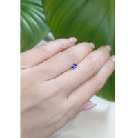 0.35 Ct. Blue Sapphire from Ceylon (Sri Lanka) Life Style