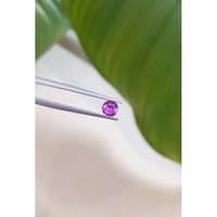0.49 Ct. Pinkish Purple Sapphire from Ceylon (Sri Lanka) Life Style