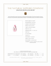 0.52 Ct. Pink Sapphire from Ceylon (Sri Lanka) Scan Report