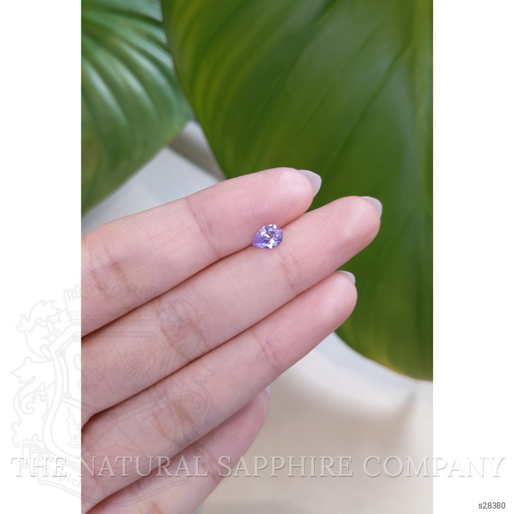 0.58 Ct. Purple Sapphire from Ceylon (Sri Lanka)