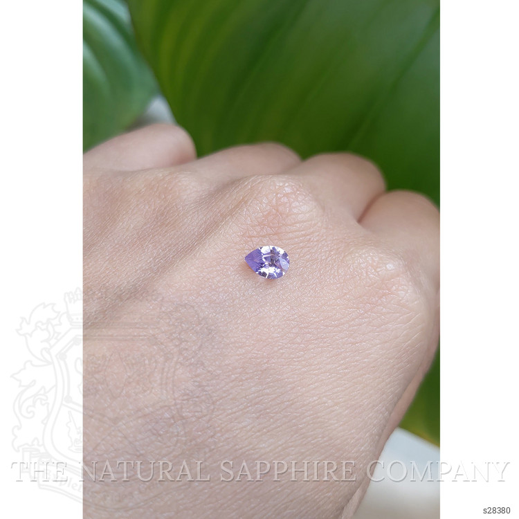 0.58 Ct. Purple Sapphire from Ceylon (Sri Lanka)