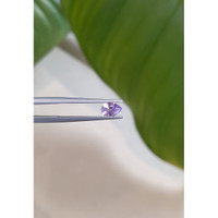 0.58 Ct. Purple Sapphire from Ceylon (Sri Lanka) Life Style