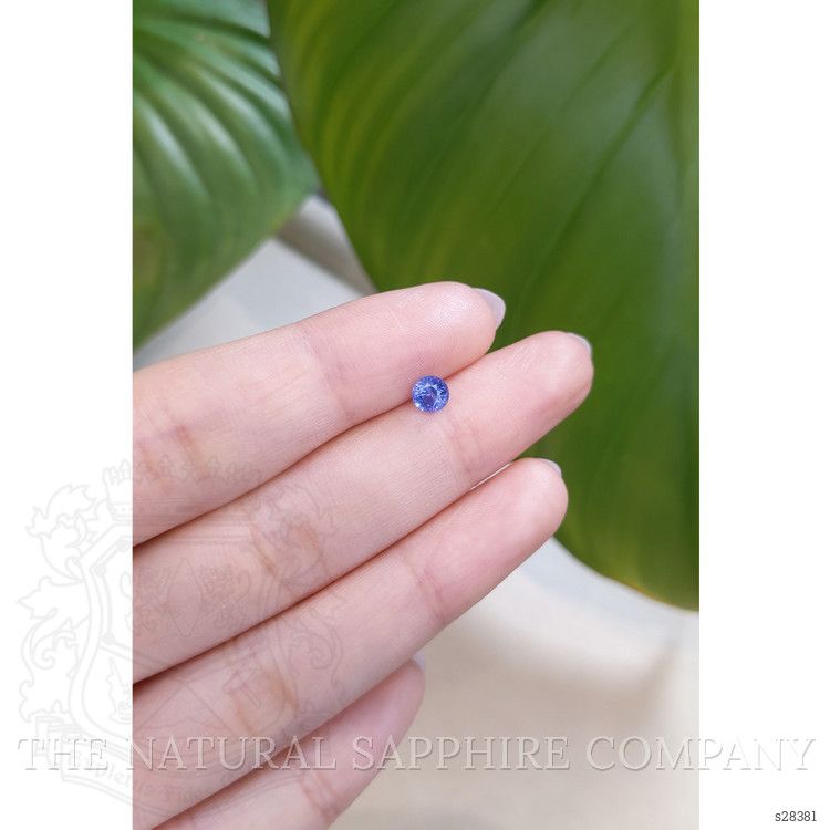 0.66 Ct. Blue Sapphire from Ceylon (Sri Lanka)
