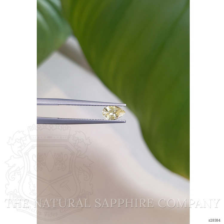 0.76 Ct. Yellow Sapphire from Ceylon (Sri Lanka)