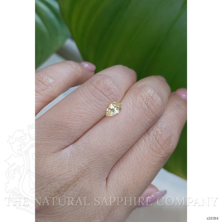 0.76 Ct. Yellow Sapphire from Ceylon (Sri Lanka)