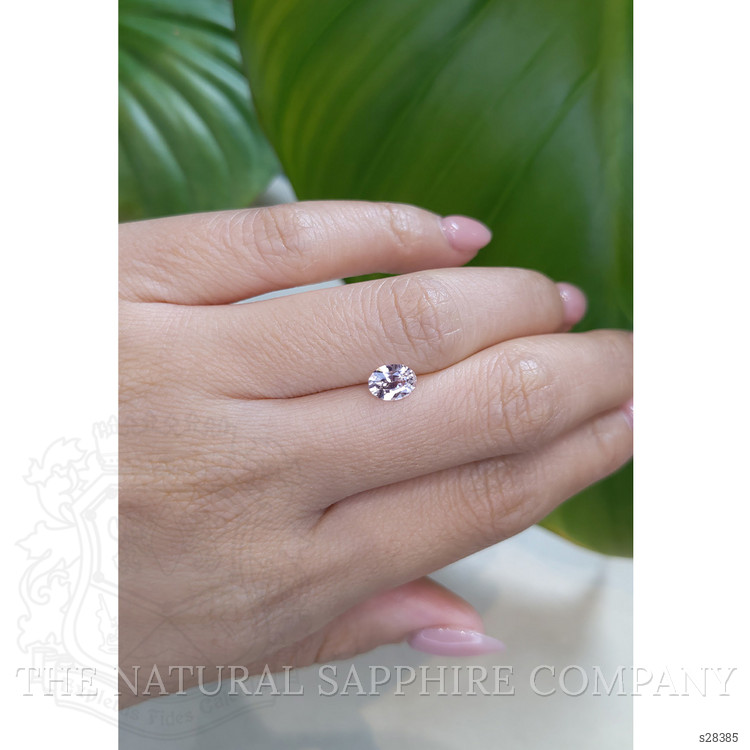 0.76 Ct. White Sapphire from Ceylon (Sri Lanka)