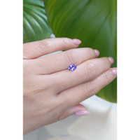 0.93 Ct. Purple Sapphire from Ceylon (Sri Lanka) Life Style