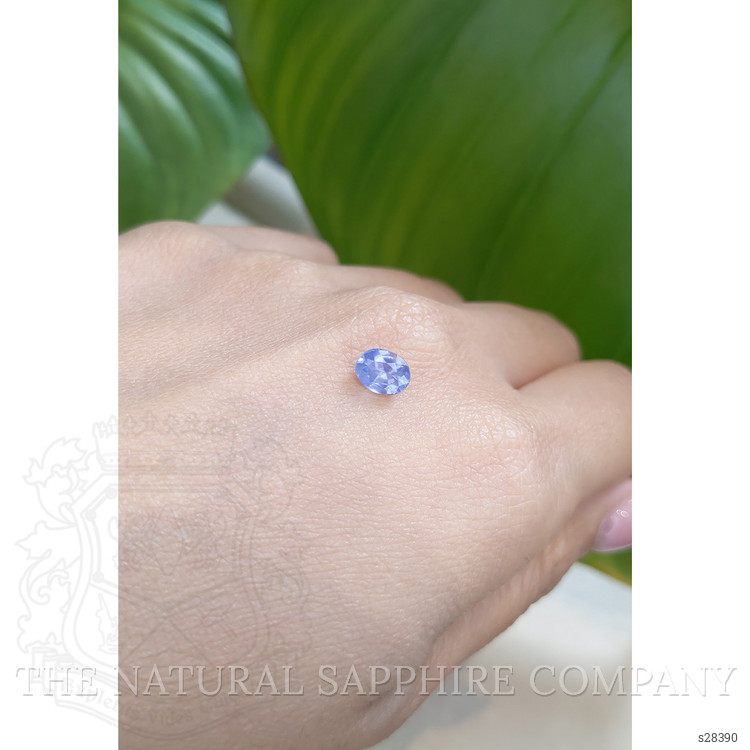 1.05 Ct. Greyish Blue Sapphire from Ceylon (Sri Lanka)