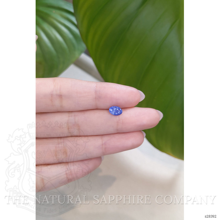 1.10 Ct. Blue Sapphire from Ceylon (Sri Lanka)
