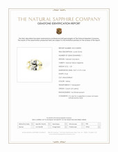 1.23 Ct. Yellow Sapphire from Ceylon (Sri Lanka) Scan Report