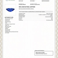 2.38 Ct. Blue Sapphire from Ceylon (Sri Lanka) Scan Report