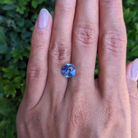 3.75 Ct. Blue Sapphire from Ceylon (Sri Lanka) Life Style