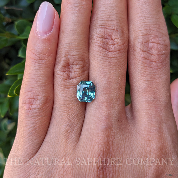 3.11 Ct. Bluish Green Sapphire from Madagascar