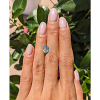 1.61 Ct. Bi Color Sapphire from Ceylon (Sri Lanka) Life Style