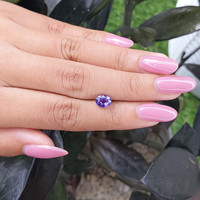 1.62 Ct. Purple Sapphire from Madagascar Life Style