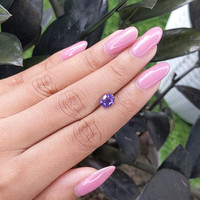 1.62 Ct. Purple Sapphire from Madagascar Life Style