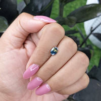 1.05 Ct. Bi Color Sapphire from Madagascar Life Style