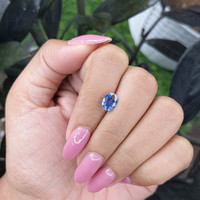 1.29 Ct. Bi Color Sapphire from Ceylon (Sri Lanka) Life Style