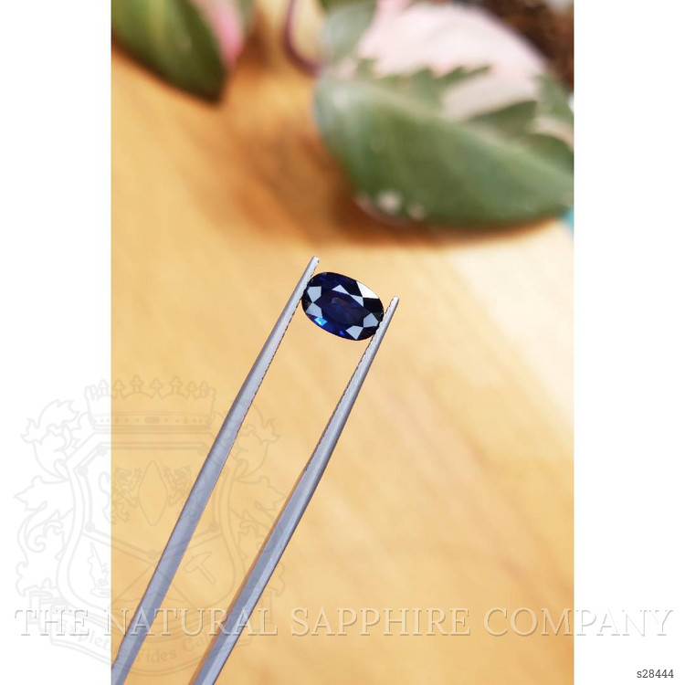 2.01 Ct. Blue Sapphire from Ceylon (Sri Lanka)