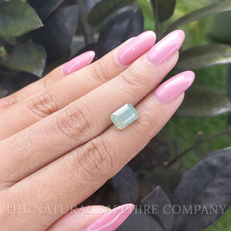 3.61 Ct. Yellowish Green Sapphire from Madagascar