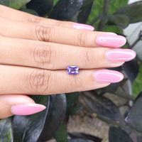 1.11 Ct. Purple Sapphire from Madagascar Life Style
