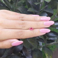0.88 Ct. Pink Sapphire from Tanzania Life Style