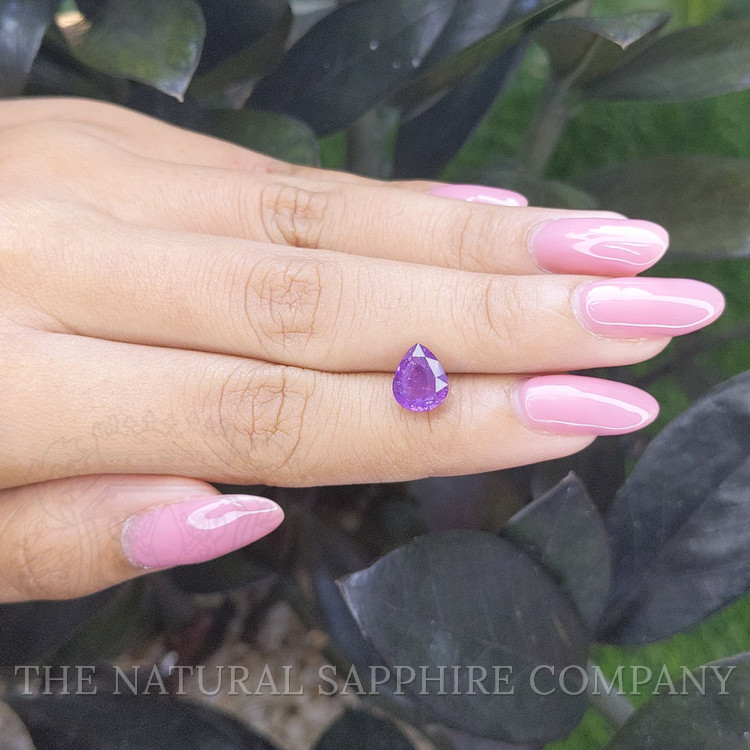 2.55 Ct. Purple Sapphire from Tanzania