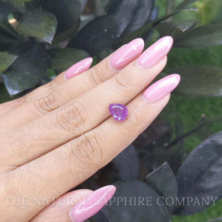 2.55 Ct. Purple Sapphire from Tanzania