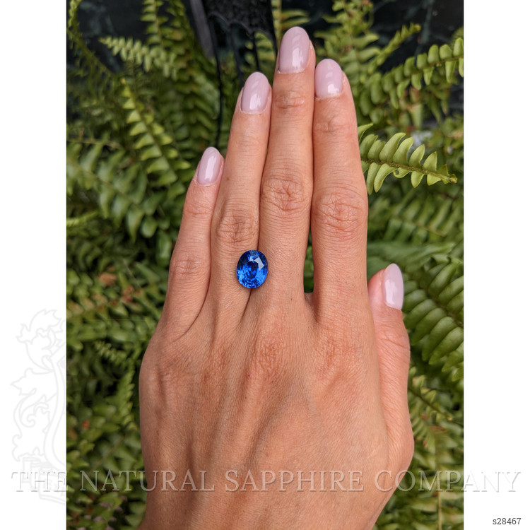 7.32 Ct. Blue Sapphire from Ceylon (Sri Lanka)