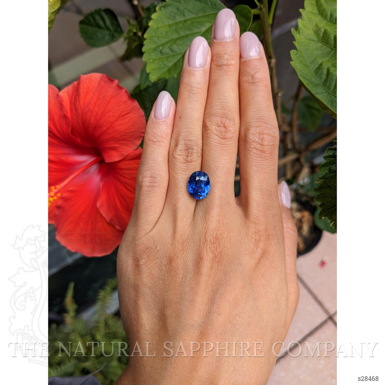 8.03 Ct. Blue Sapphire from Ceylon (Sri Lanka)