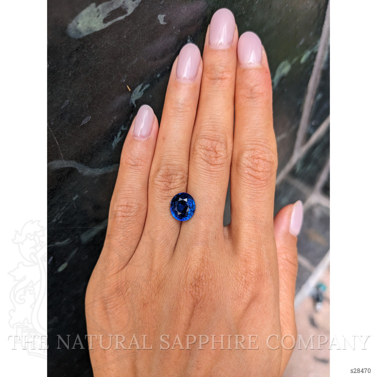 5.04 Ct. Blue Sapphire from Ceylon (Sri Lanka)