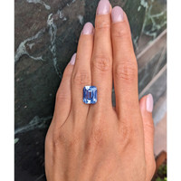 8.53 Ct. Blue Sapphire from Ceylon (Sri Lanka) Life Style